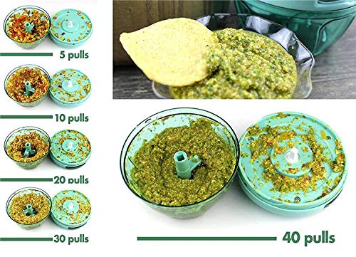 Handy Vegetable Chopper | Salad Maker Cutter (Pack of 1, blue)